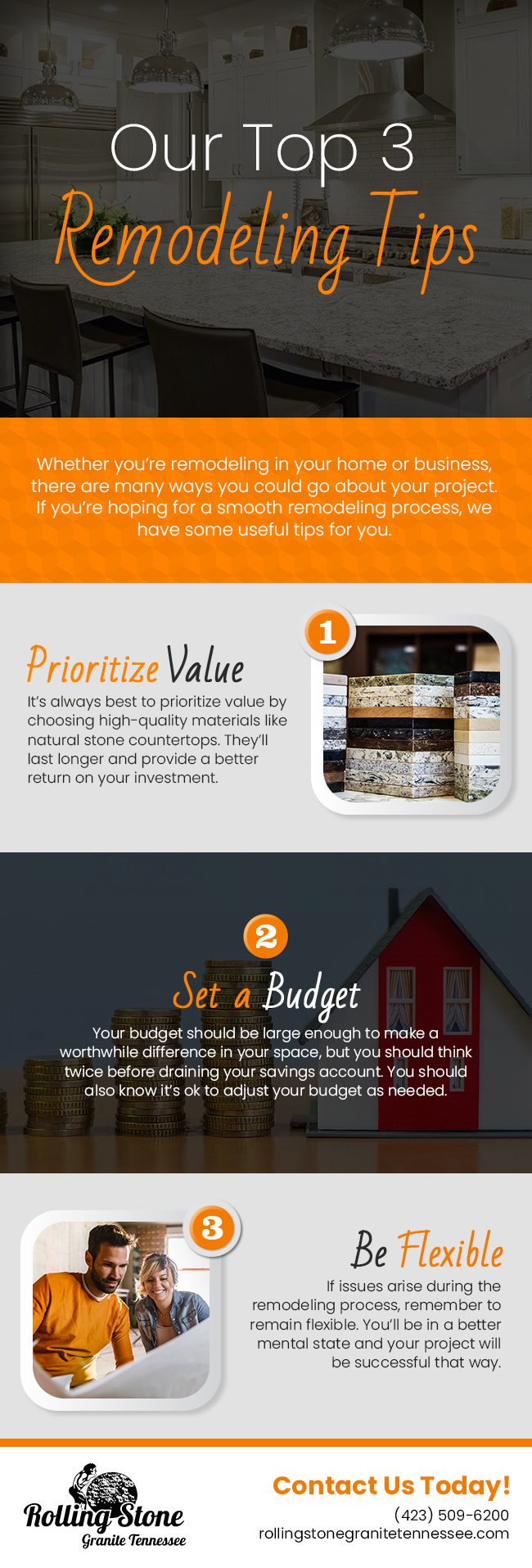 Our Top 3 Remodeling Tips